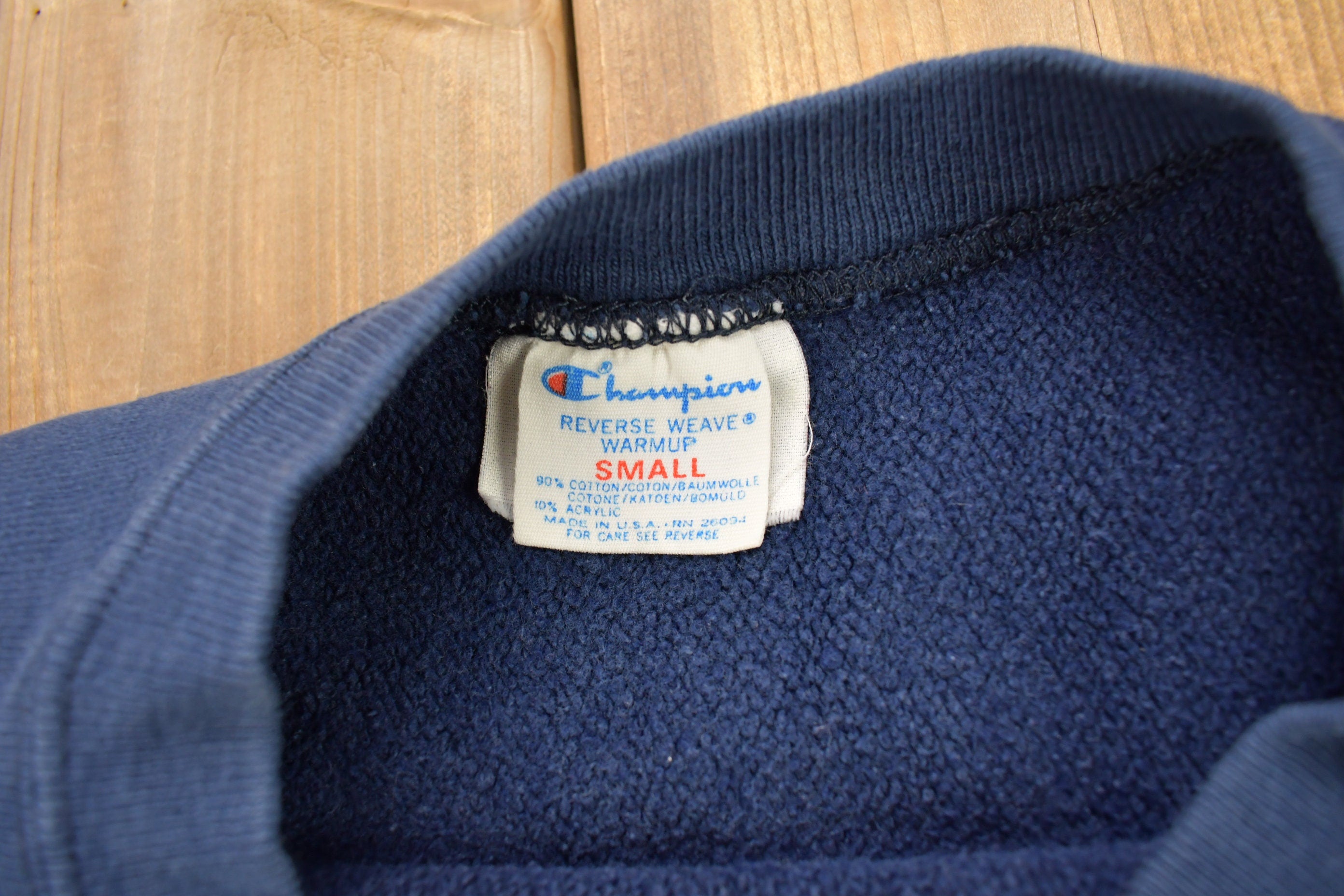 Vintage 1980s UCLA Champion Reverse Weave Warmup Crewneck