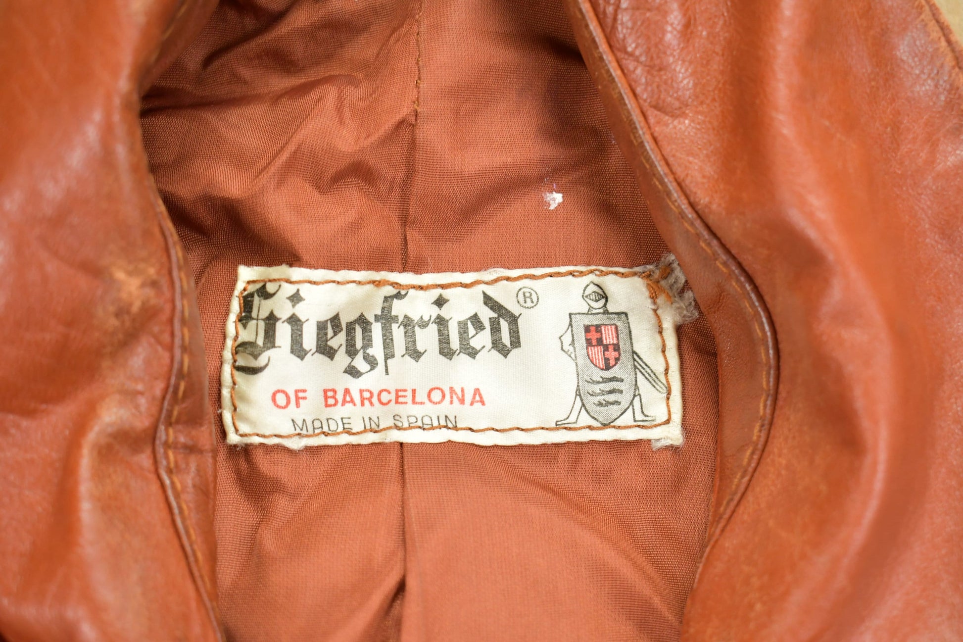 Vintage 1970s Siegfried Of Barcelona Leather Jacket