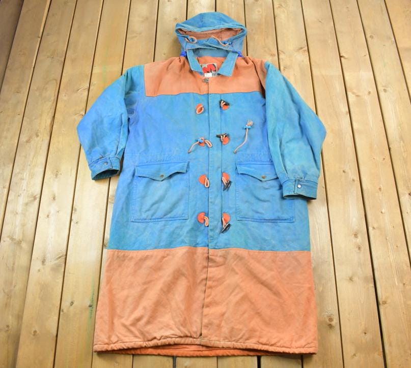 Vintage 1990s Duke University Blue Devils Collegiate Duffle Coat
