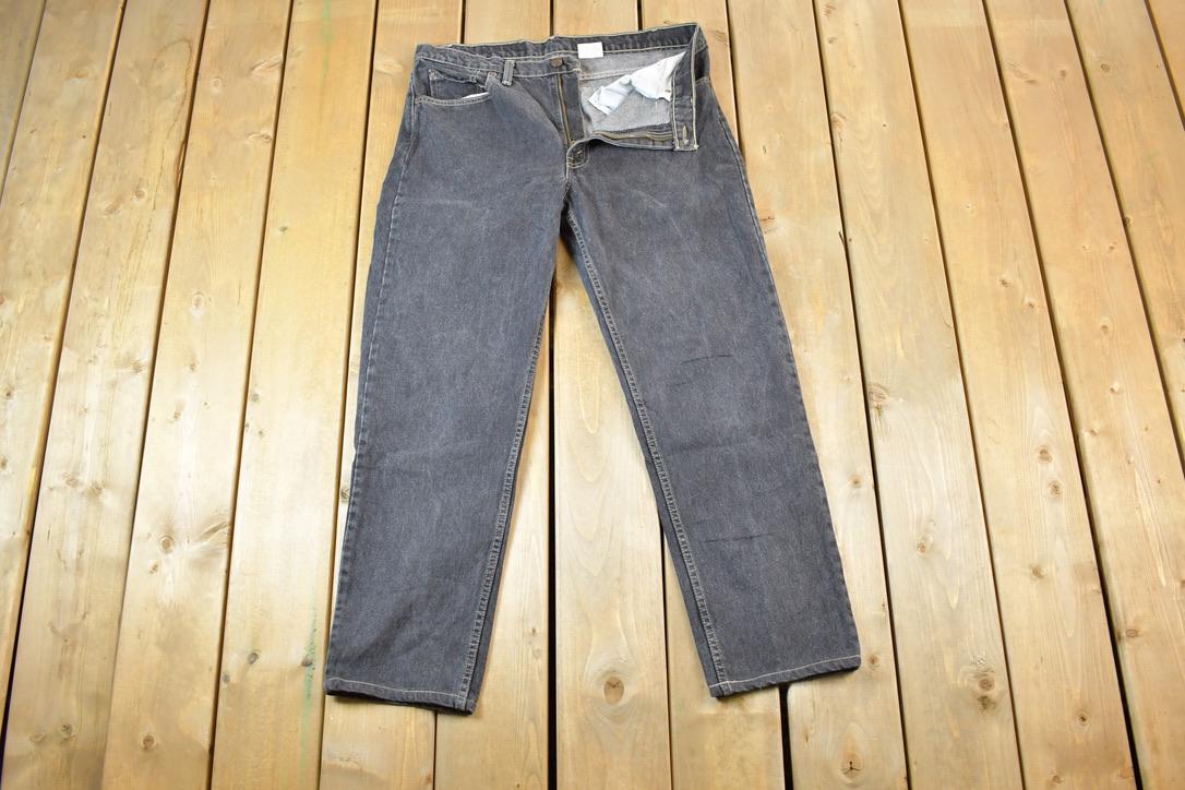 Vintage 1990s Levi Strauss Red Tab Denim Jeans Size 36 x 36 Made In USA