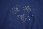 Vintage 1990s Cute Angel Double Collar Crewneck Sweater