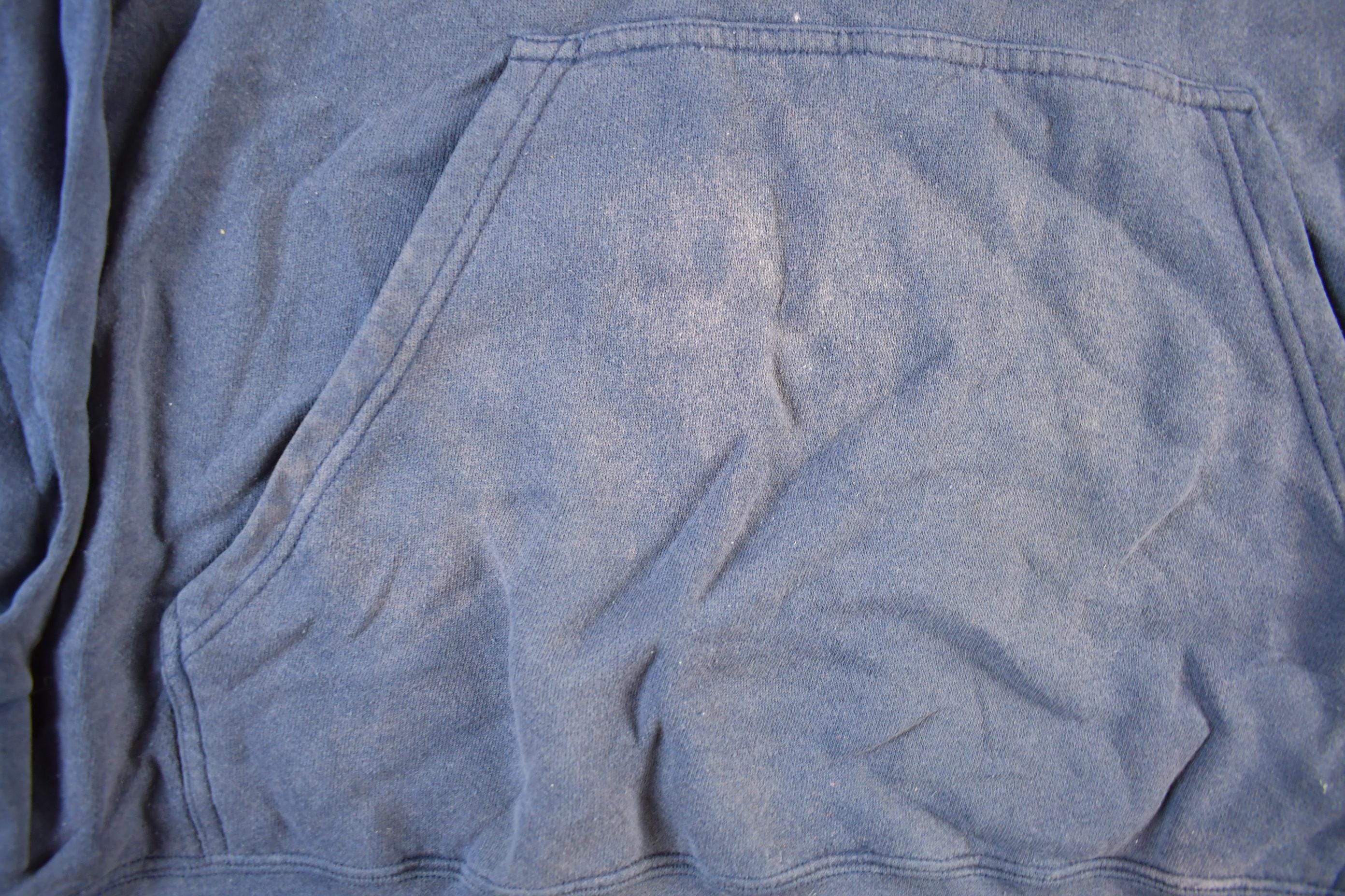 Vintage 1990s Nike Embroidered Mini Middle Swoosh Hoodie Men's 2XL