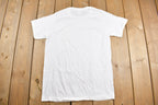 Vintage 1990s Mentog Blank White T Shirt