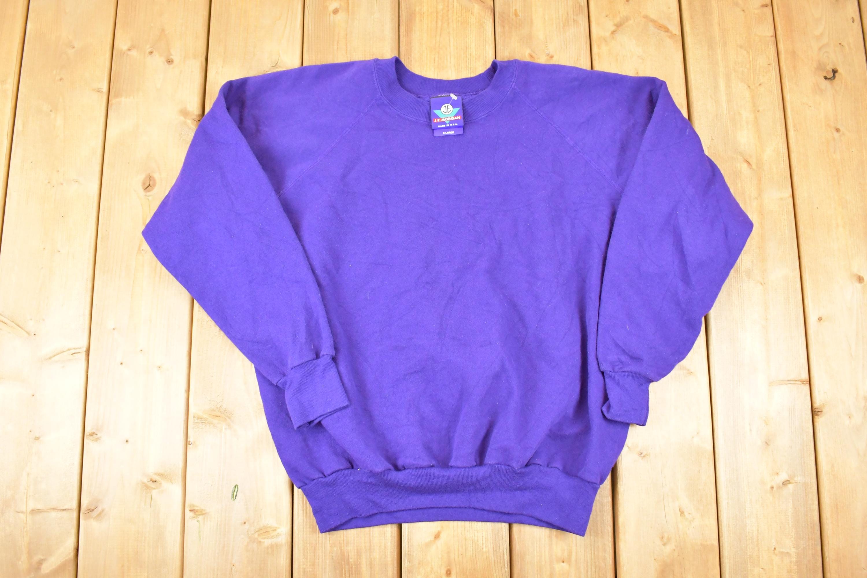 Vintage 1990s JE Morgan Blank Crewneck Sweatshirt Women's XL