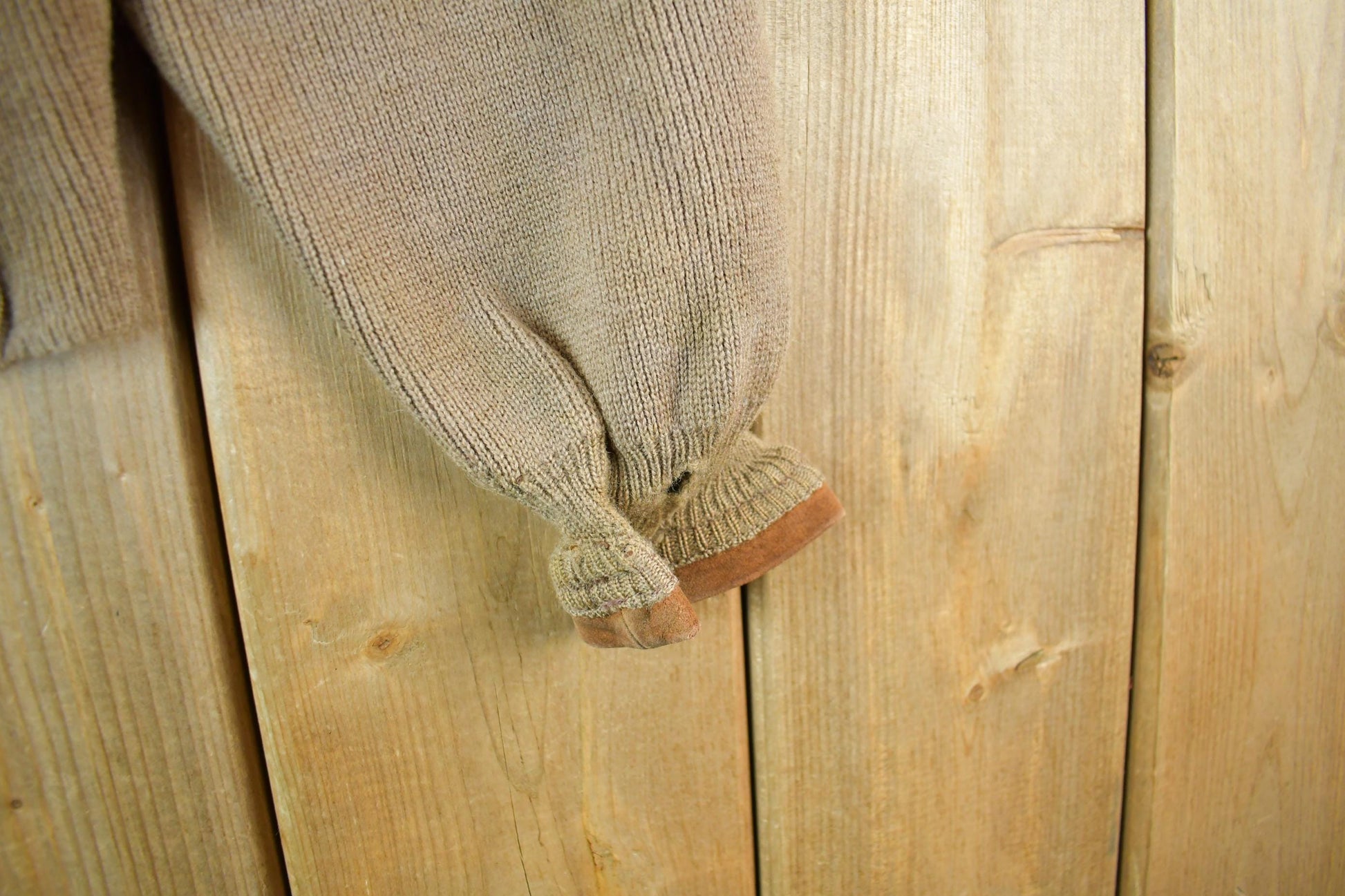 Vintage 1970s 1980s Beltinka Suede Leather Knit Cardigan Sweater Women's Small  Vintage Cardigan  Suede Button Up  Preppy  True Vintage