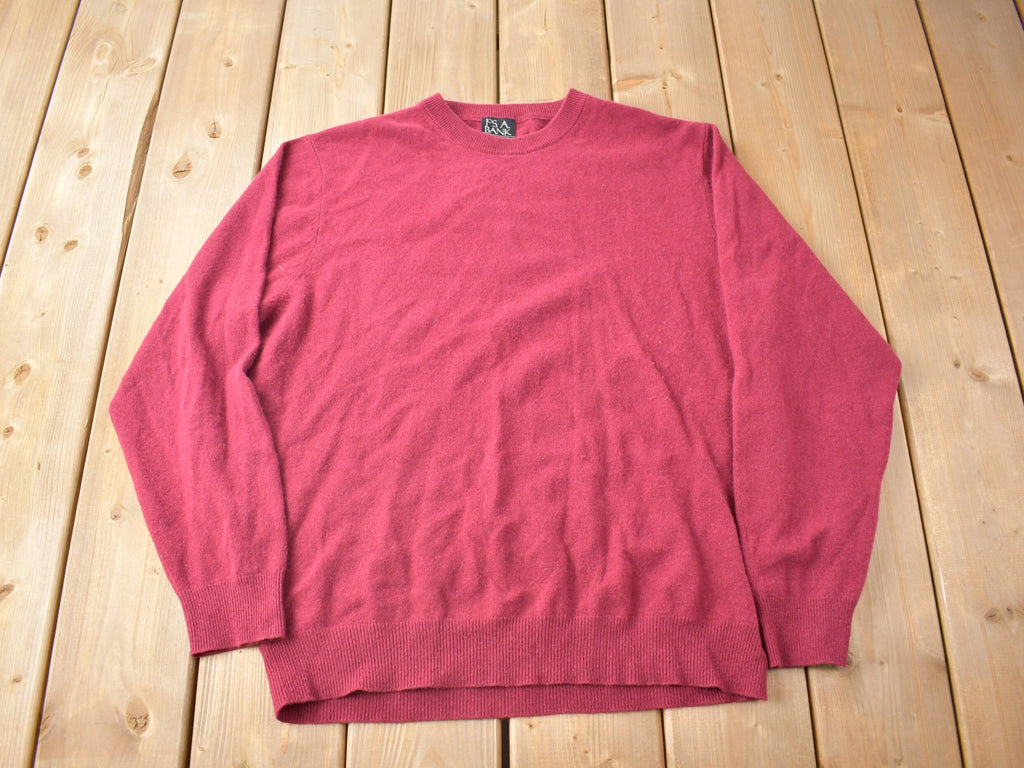 Vintage 1990s Jos. A. Bank 100% Cashmere Knit Sweater