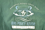 Vintage 1990s Big Piney River Missouri Crewneck Sweatshirt Men's XL