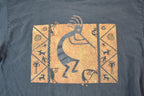 Vintage 1990s Aztek Flutes Souvenir Single Stitch Graphic Print T-Shirt Made In USA