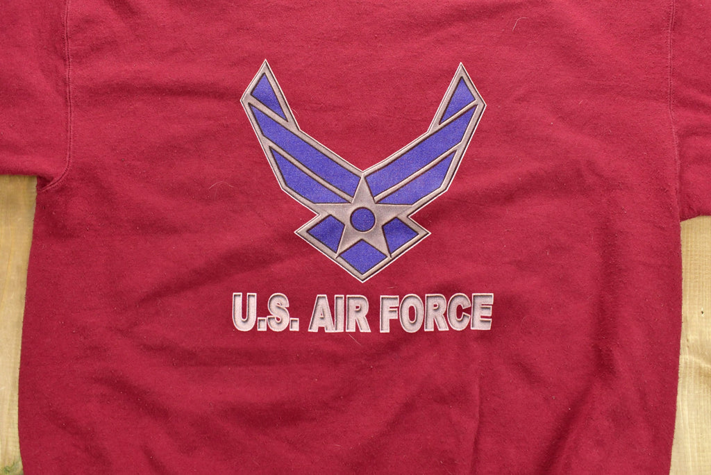 Vintage 1990s Air Force Graphic Crewneck Sweatshirt