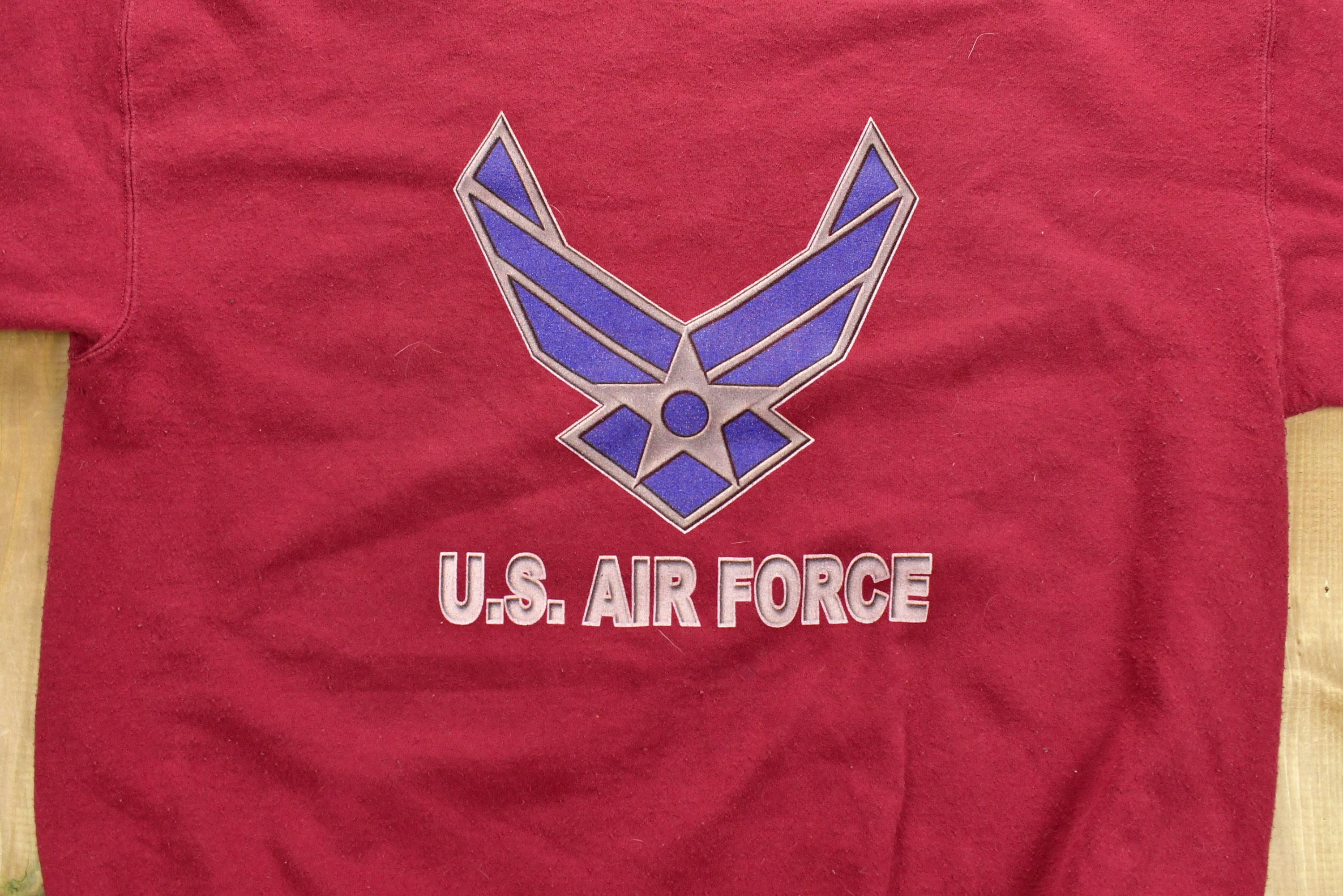 Vintage 1990s Air Force Graphic Crewneck Sweatshirt