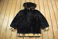 Vintage 1960s Upik Fur Products Brown Fur Zip Up Jacket