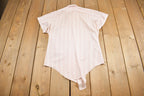 Vintage 1970s K Mart Women's Knit Dress Shirt