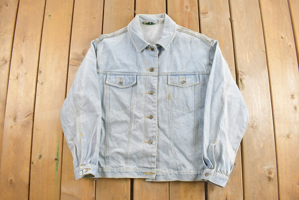 Vintage 1990s City Lights Customized Denim Jacket