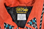 Vintage 80's Bob Mackie Western Button Up Suede Shirt