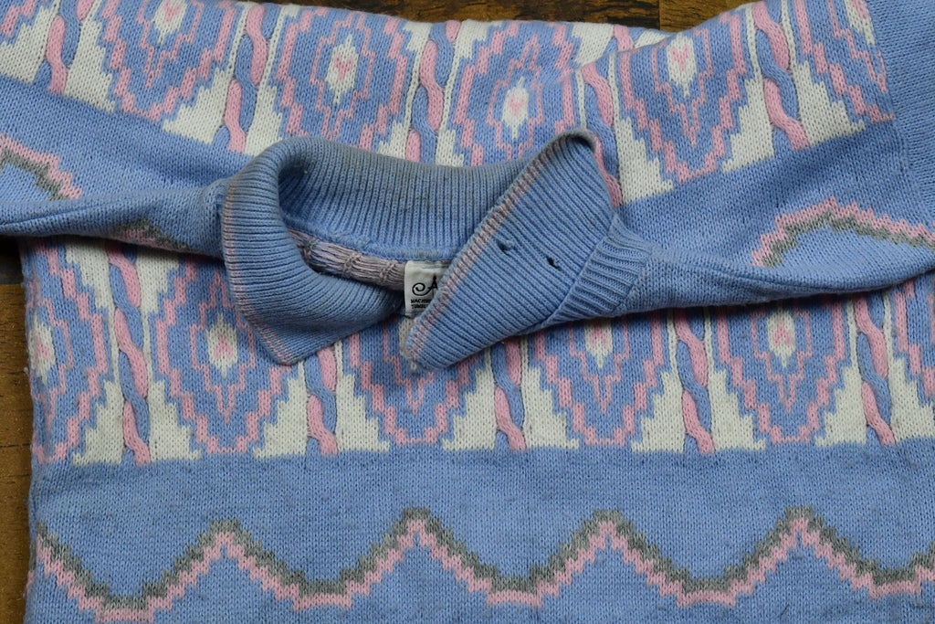 Vintage Alberoy Collared Knit Sweater