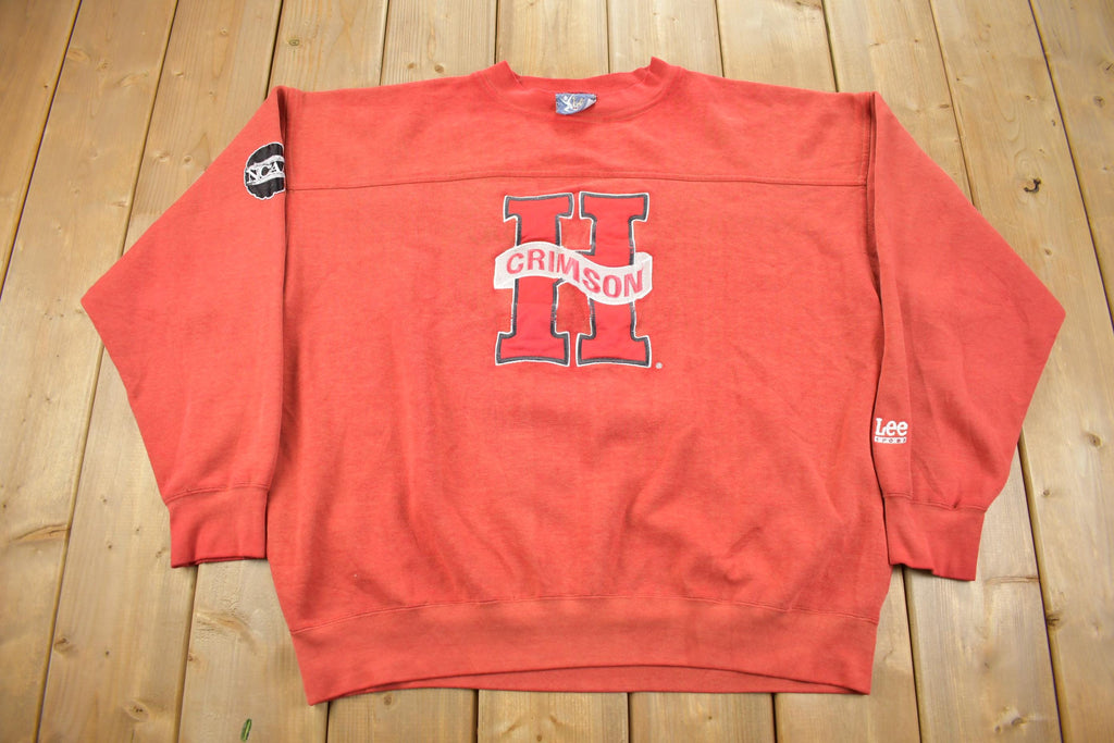 Vintage 1990s Harvard University Crimson NCAA Collegiate Crewneck