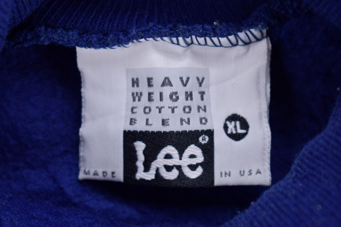 Vintage 1990'S Blank Lee Heavy Weight Roll Neck Sweatshirt