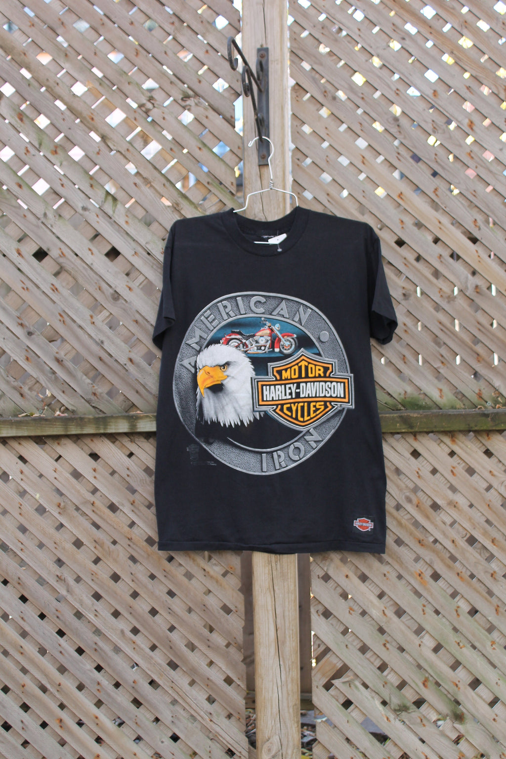 Vintage 1980 Harley Davidson Motorcycles American Iron T Shirt