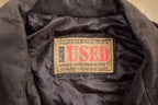 Vintage 1980s Select Clothing Waxed Leather Jacket