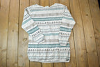 Vintage 1990s Braemar Workable casuals Knit Crewneck Sweater /