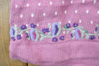 Vintage 1990s Willow Ridge Floral Knit Crewneck Sweater