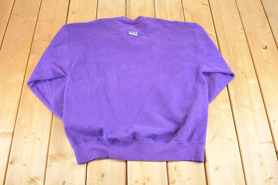 Vintage 1990s Lackland USA Souvenir Crewneck Sweatshirt Women's L / 90s Crewneck / Travel Vacation Sweater