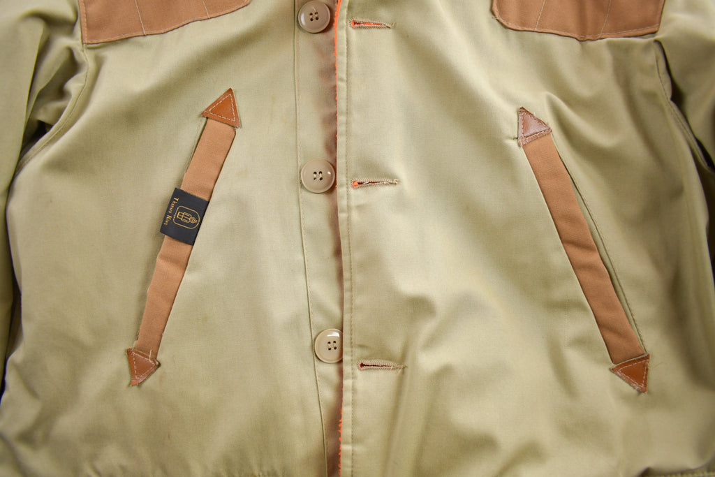 Vintage 1980s Thermo-King Reversible Padded Light Jacket Made In Canada