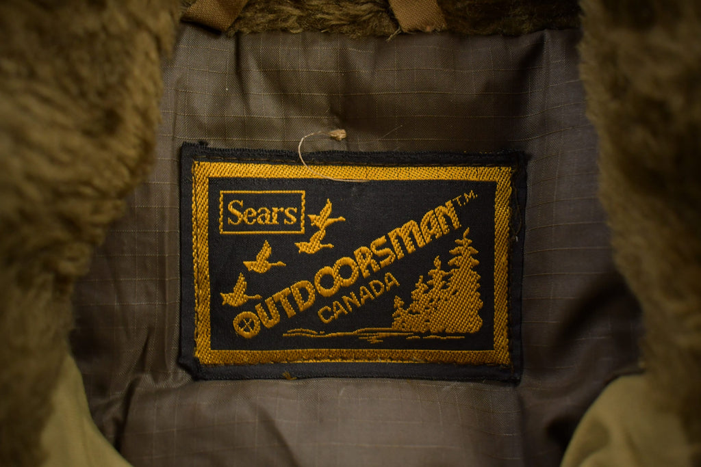 Vintage 1980s Sears Outdoorsman Puffer Jacket