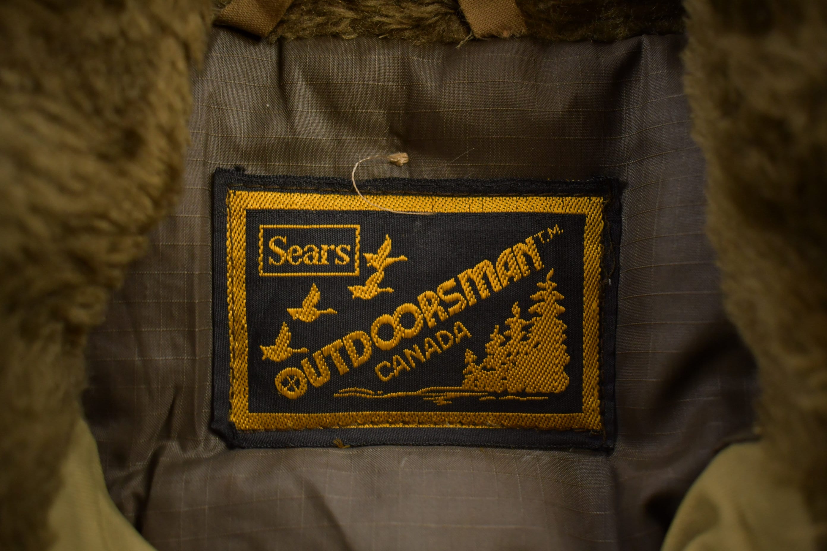 Vintage 1980s Sears Outdoorsman Puffer Jacket
