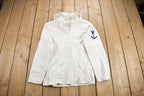 Vintage 1940s WWll Naval Wool Sweater /