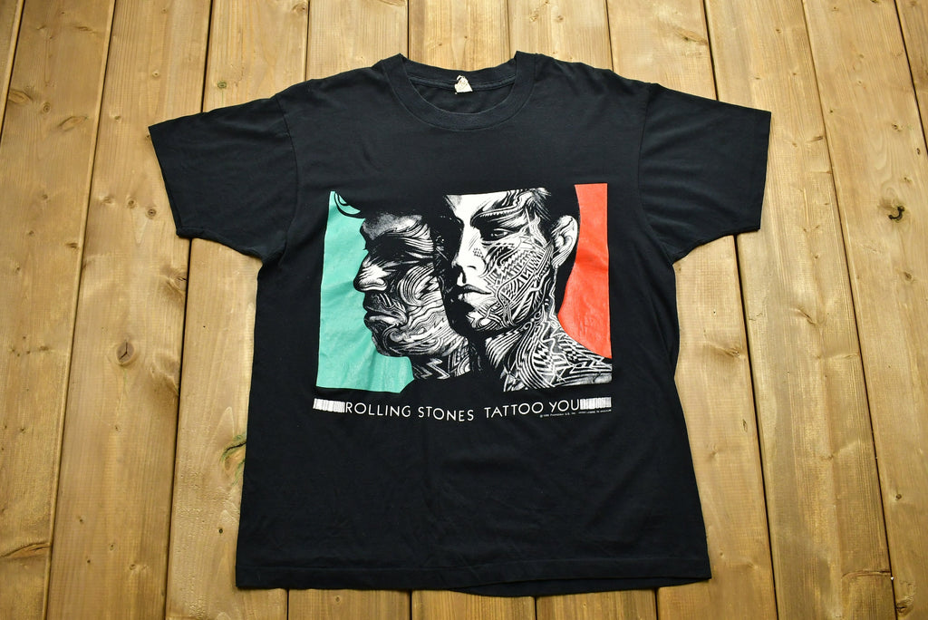 Vintage 1989 The Rolling Stones Tattoo You Band T-Shirt