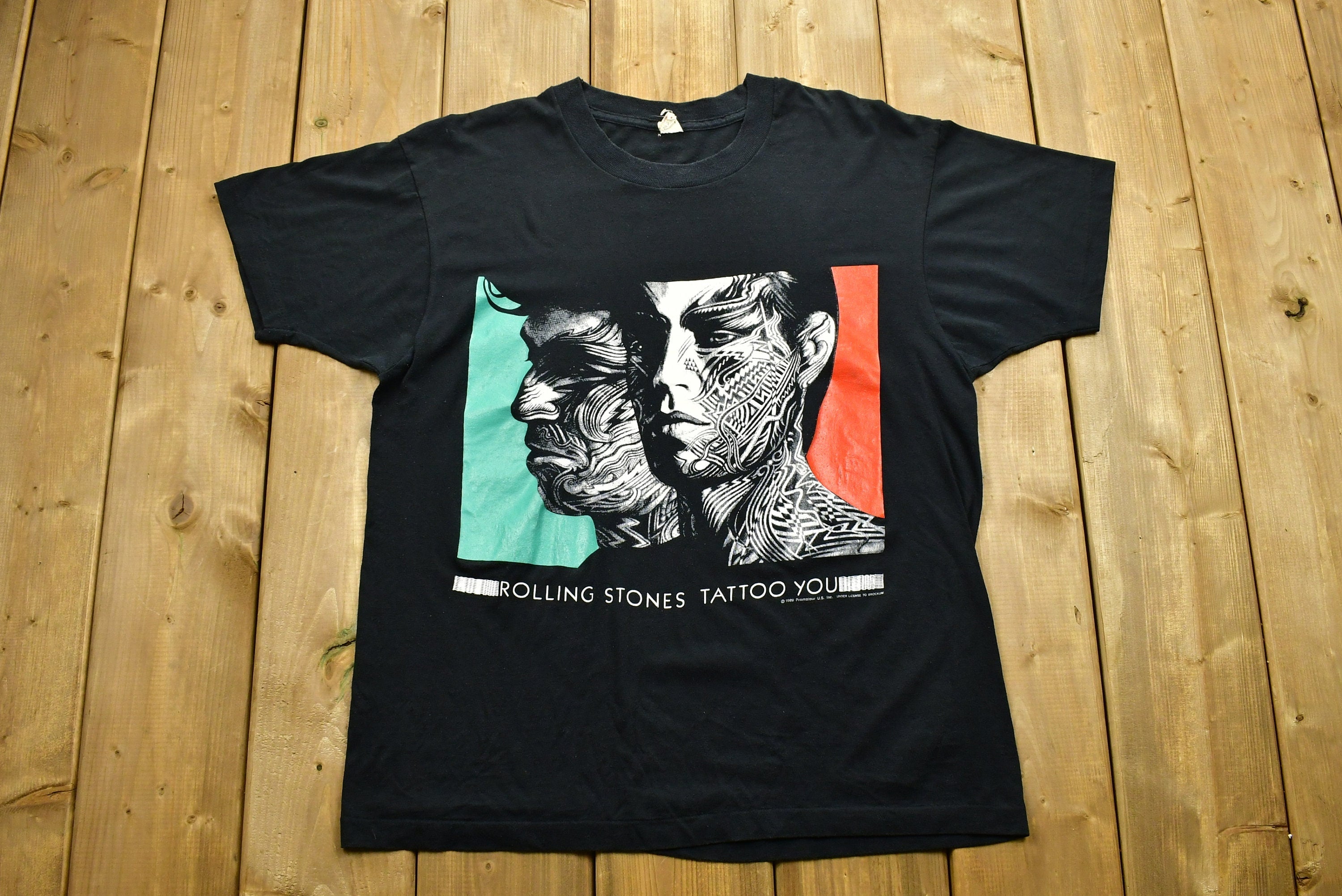 Vintage 1989 The Rolling Stones Tattoo You Band T-Shirt