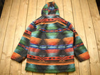 Vintage 1990s Woolrich Aztec Pattern Wool Shell Jacket