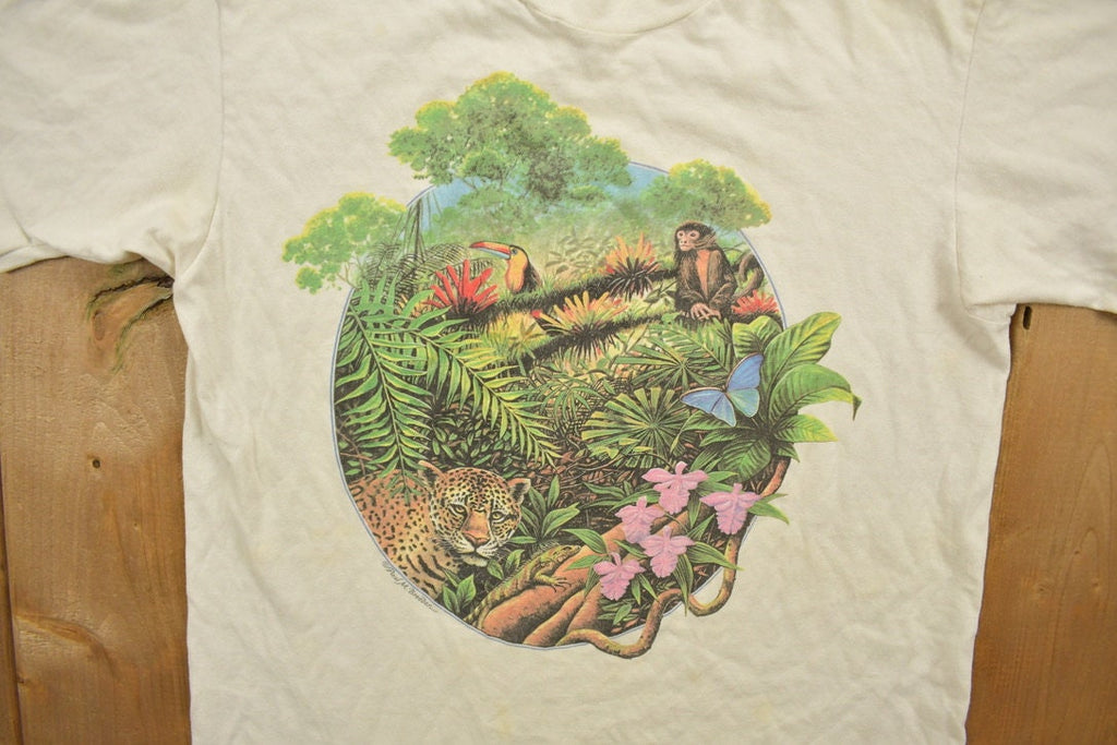 Vintage 1990s Forrest Protection Graphic T-Shirt