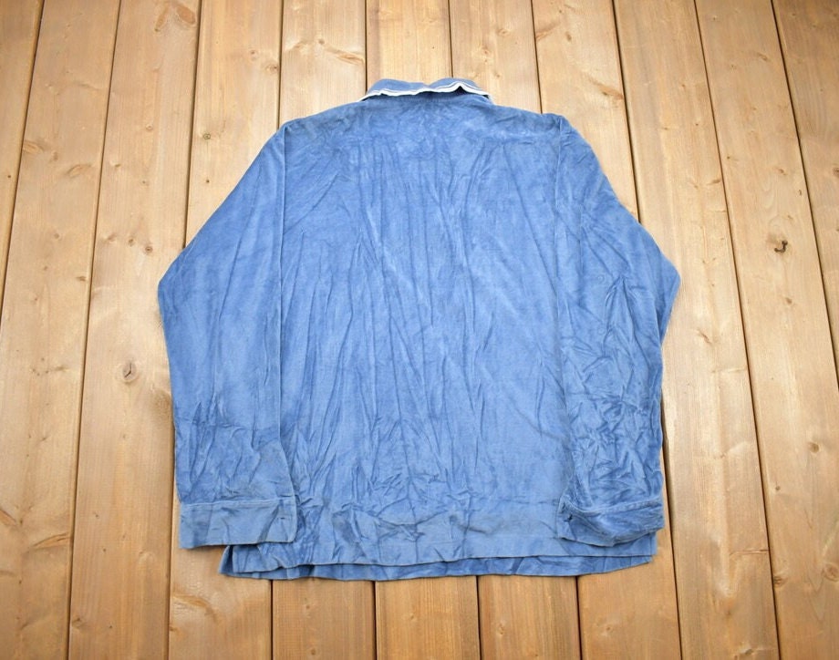 Vintage 1990s Hunters Ridge Velour Button Up Shirt