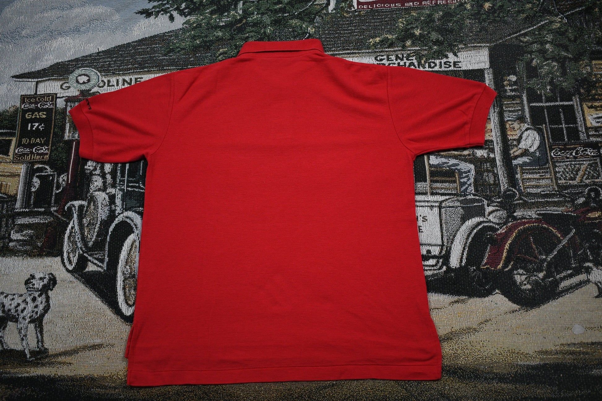 Vintage 1990s Levi's Denim Embroidered Polo Shirt