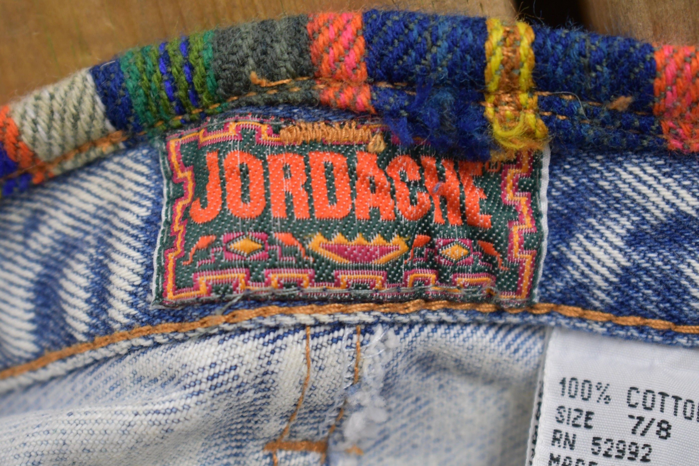 Vintage 1980s Jordache Denim Skirt Size 25