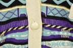 Vintage 1990s Knitted Stripy Cardigan