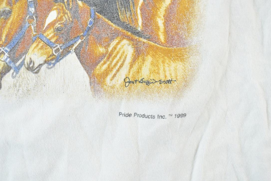 Vintage 1999 Horses Single Stitch T-Shirt