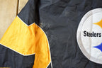 Vintage Y2k NFL Pittsburg Steelers Embroidered Removable Hooded Jacket