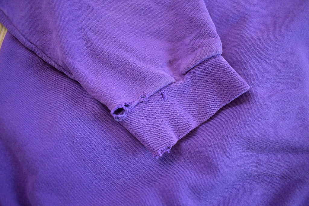 Vintage 1990s Sun-faded Purple Nike Hoodie Made In USA- Large