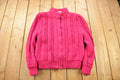 Vintage 1980s Chill Chasers 3D Pink Cable Knit Sweater