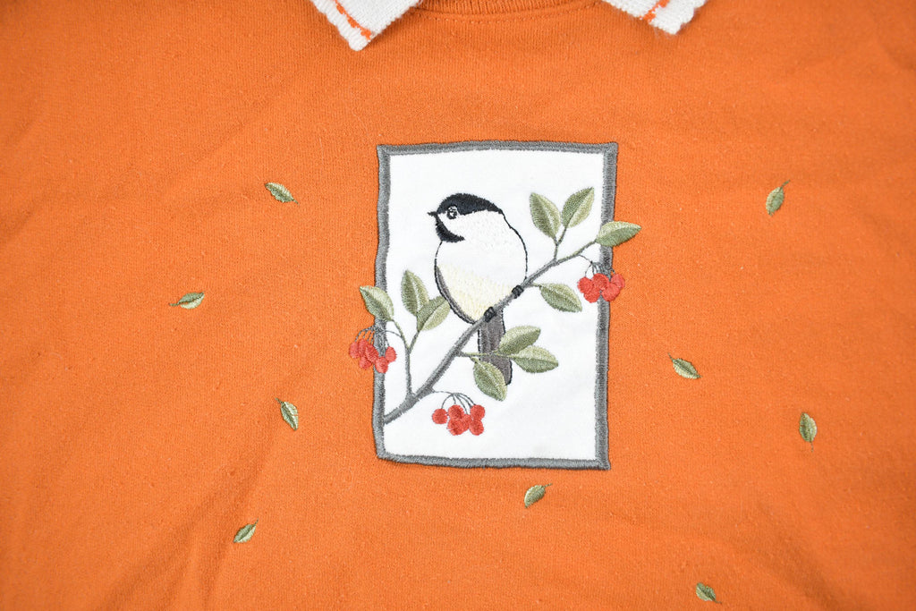 Vintage 1990s Cute Bird Crewneck Sweater