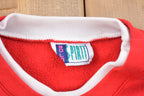 Vintage 1990 Bold Spirit Floral Embroidered Crewneck Sweatshirt