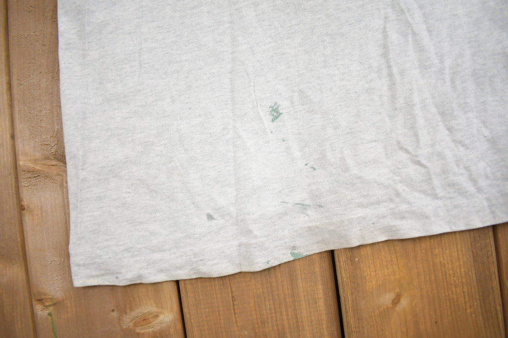 Vintage 1990s Gaspille Pas L'eau Bois D'La Biere Graphic T Shirt