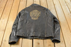 Vintage 1990s Harley Davidson Leather Motorcycle Jacket Women's Large