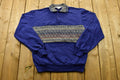 Vintage 90's Court Club Knitted Patch Sweater
