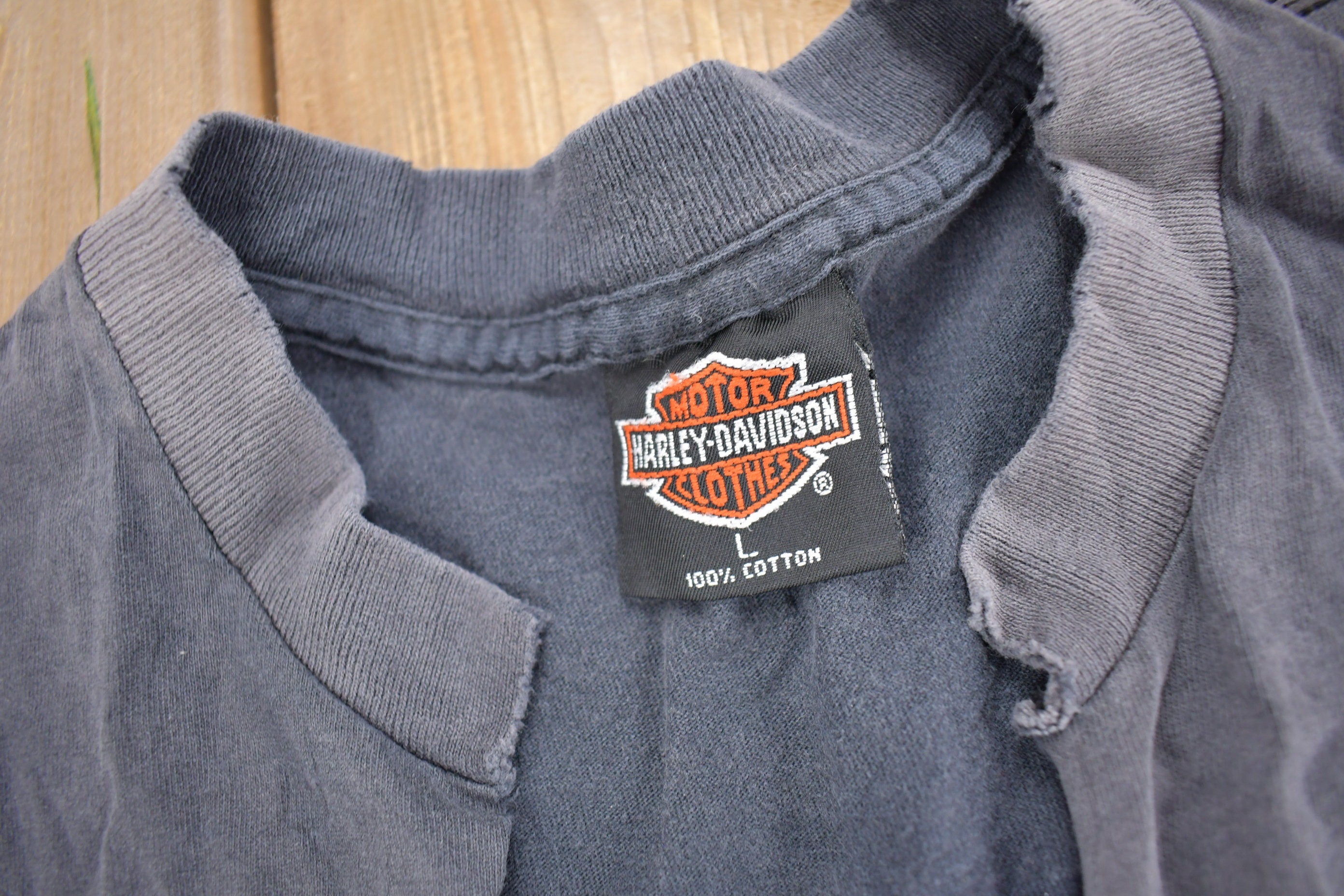 Vintage 1993 Ben Breece Harley Davidson Ottawa Ohio T-Shirt