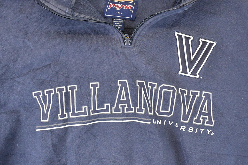 Vintage 1990s Jansport Vilanova Quarter Zip University Sweater Men's L