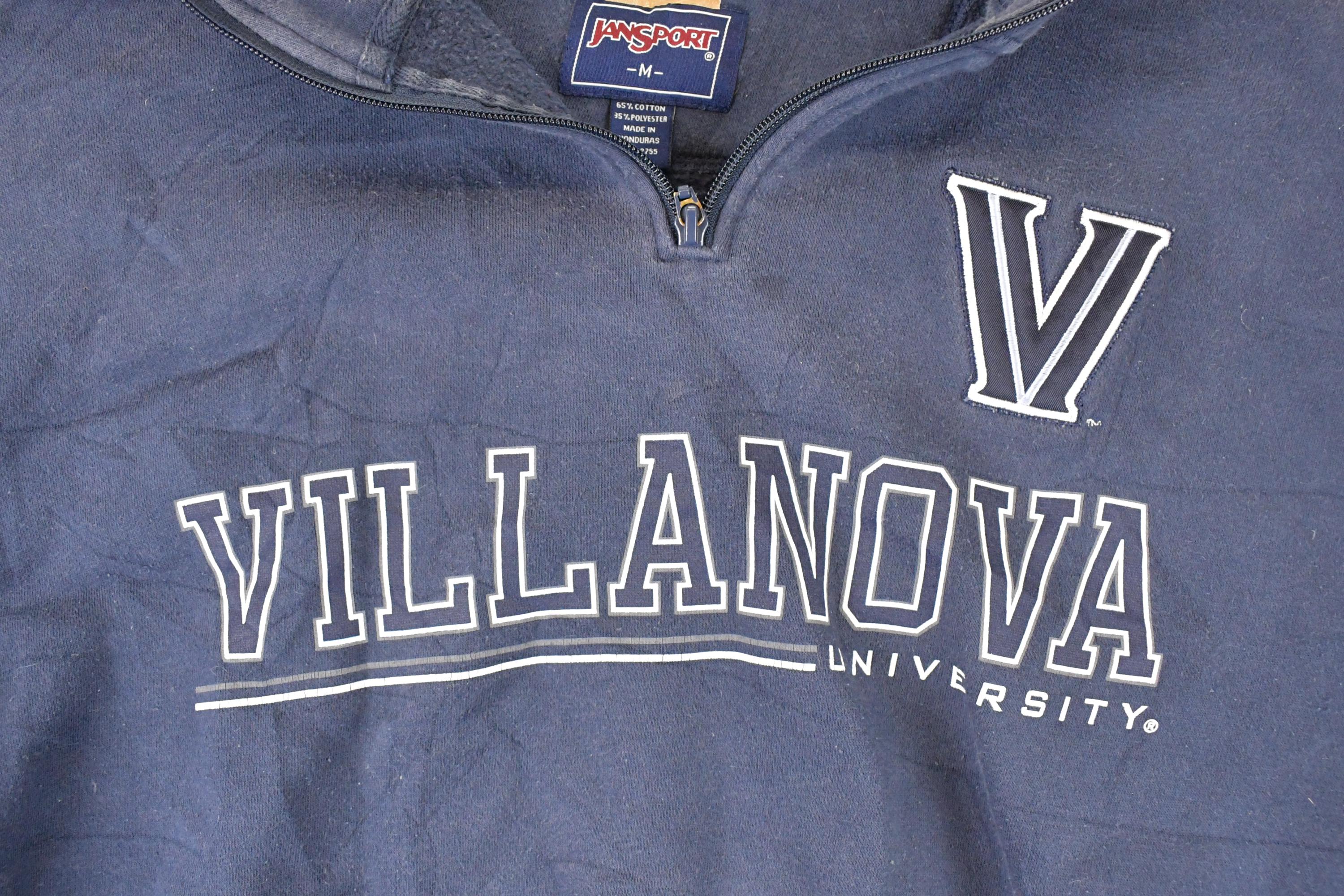 Vintage 1990s Jansport Vilanova Quarter Zip University Sweater Men's L